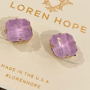 Loren Hope Sophia Studs in lilac